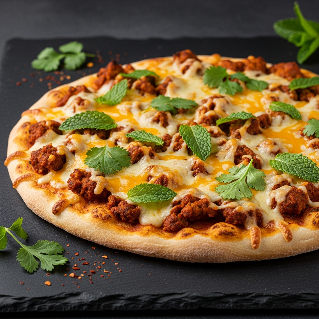 Chicken Keema Pizza