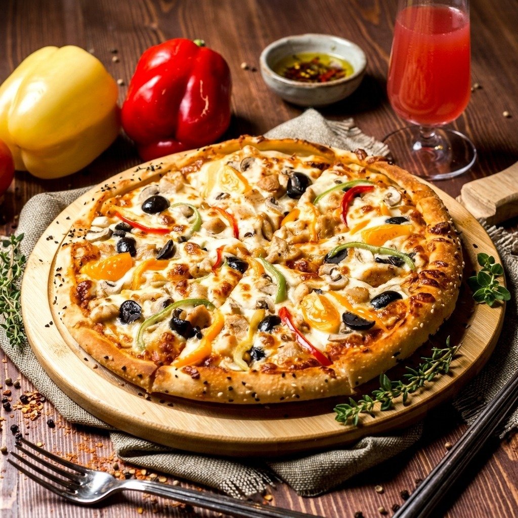 Exotic Farmhouse Pizza