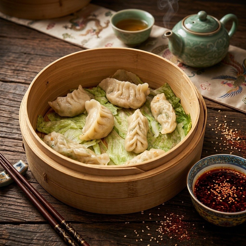 Herbs and Veggies Dim Sum
