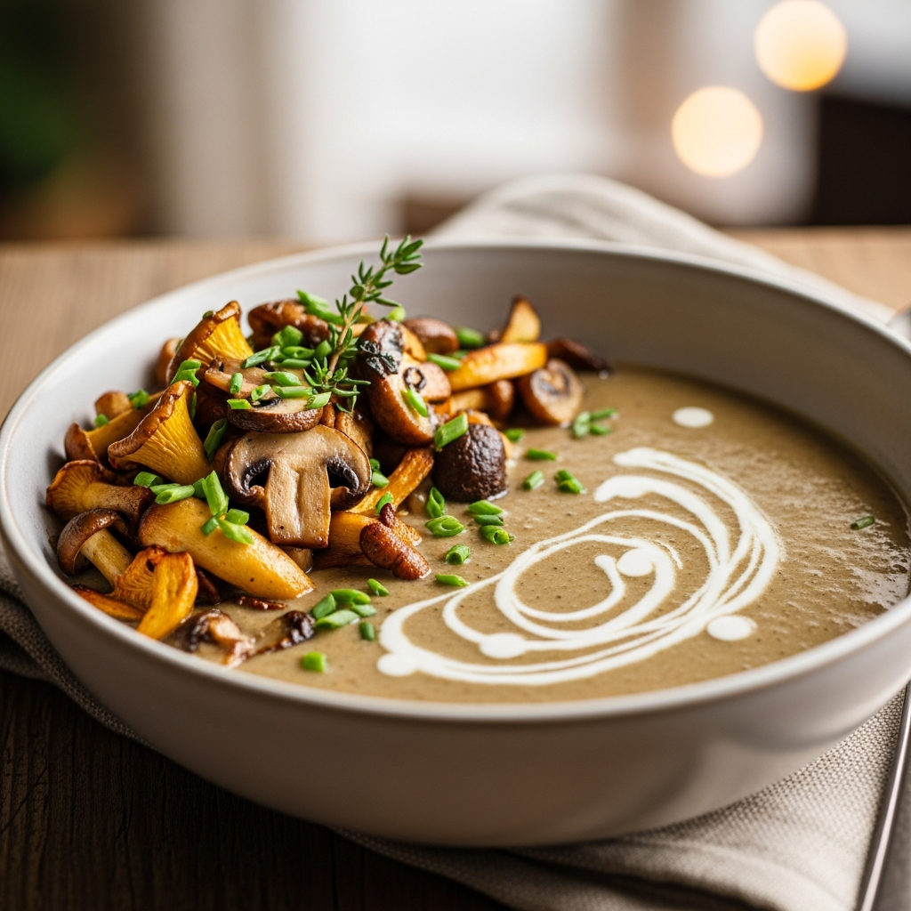 Veg Mushroom Soup