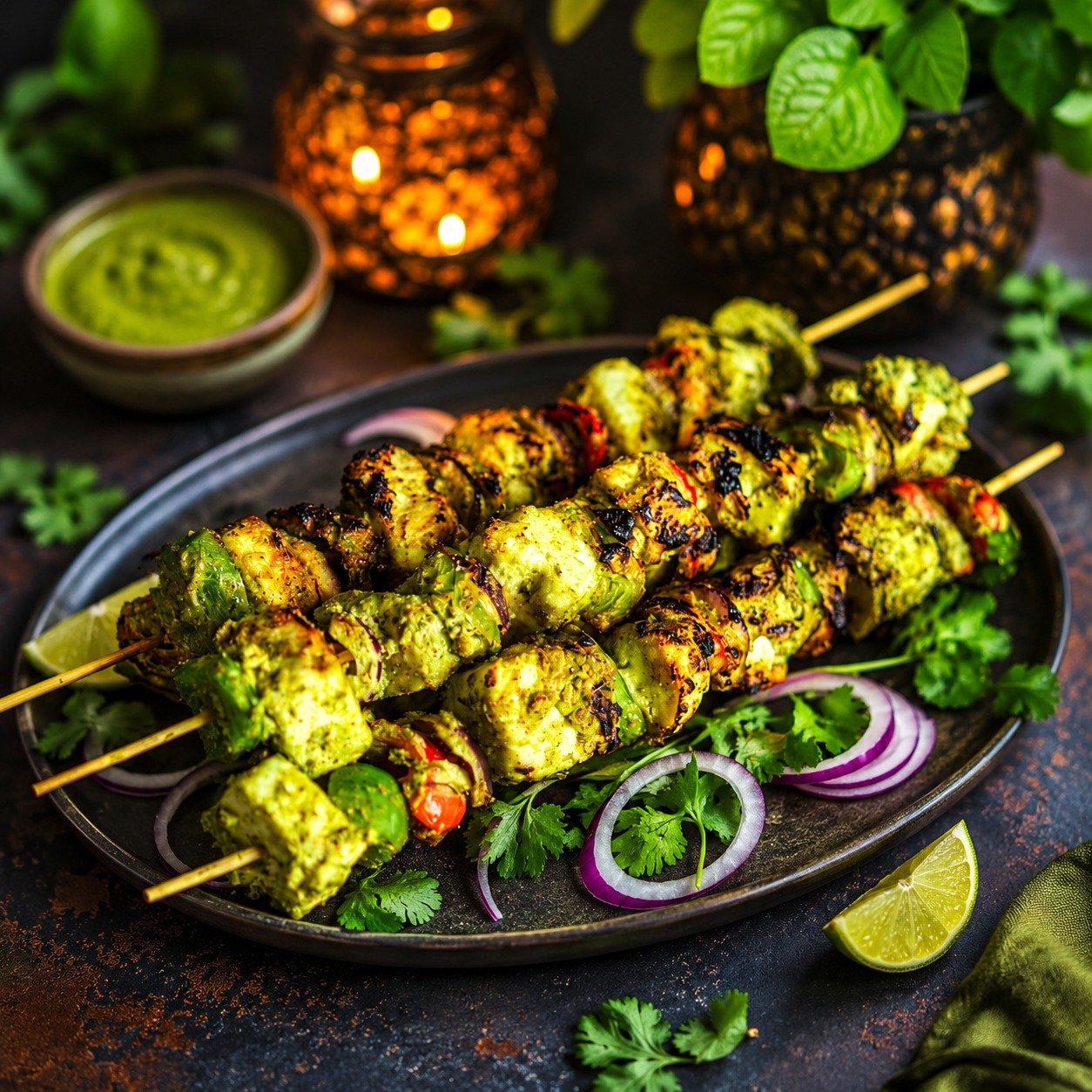 Paneer Hariyali Tikka