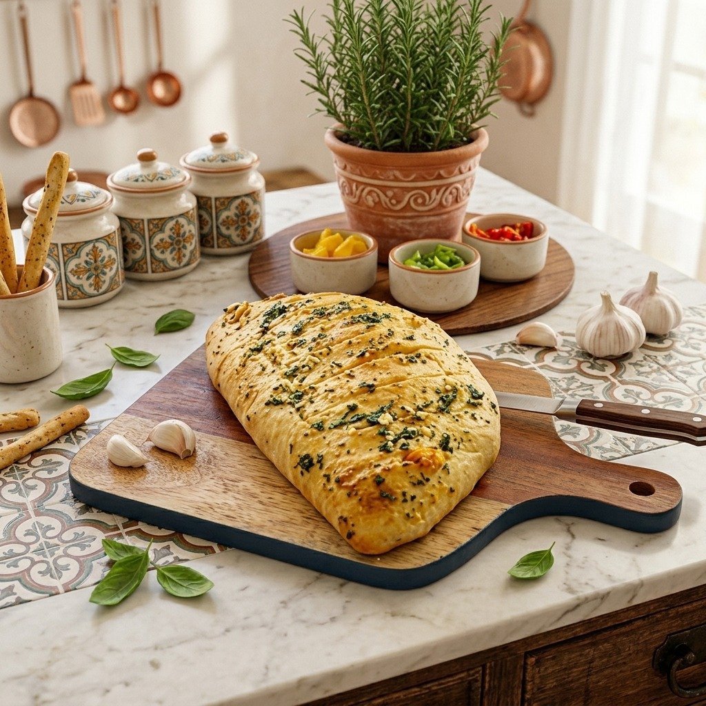 Stuffed Cheese Garlic Bread
