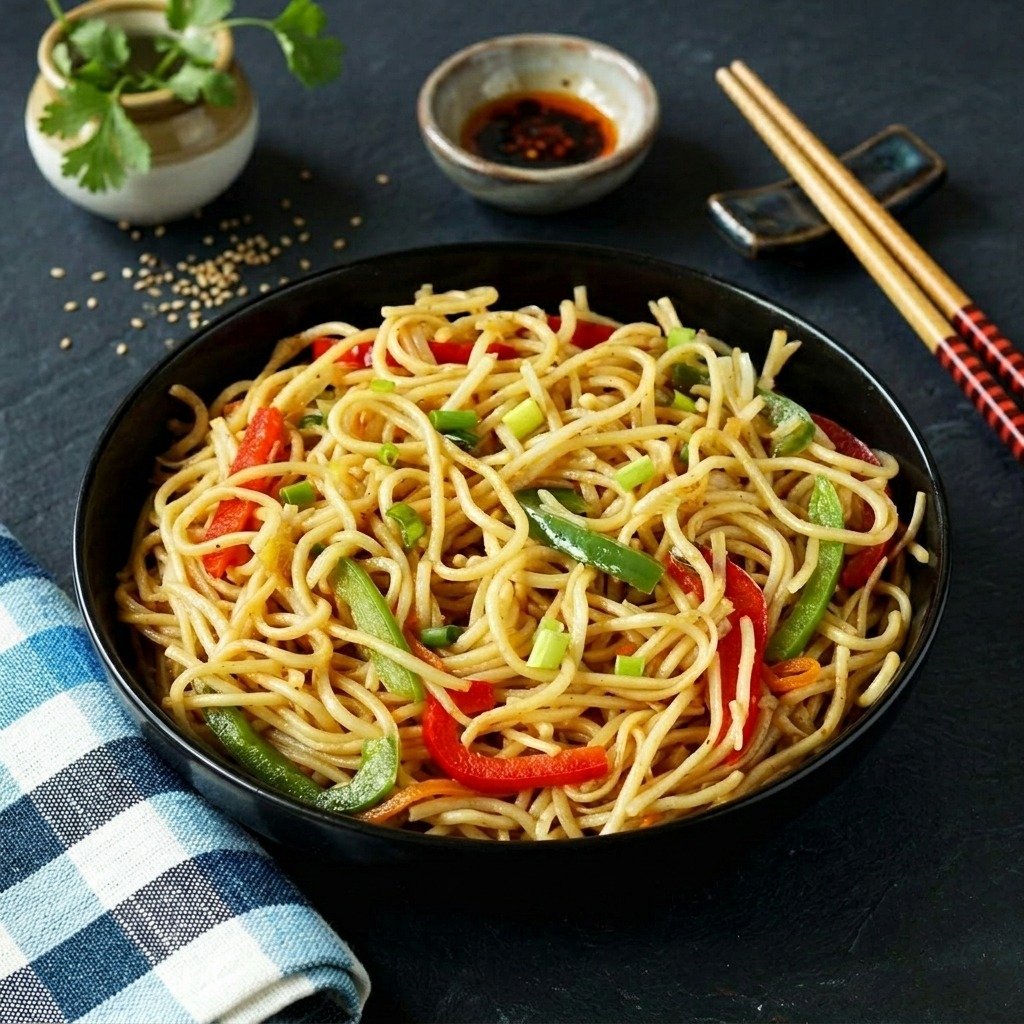 Veg Hakka Noodles