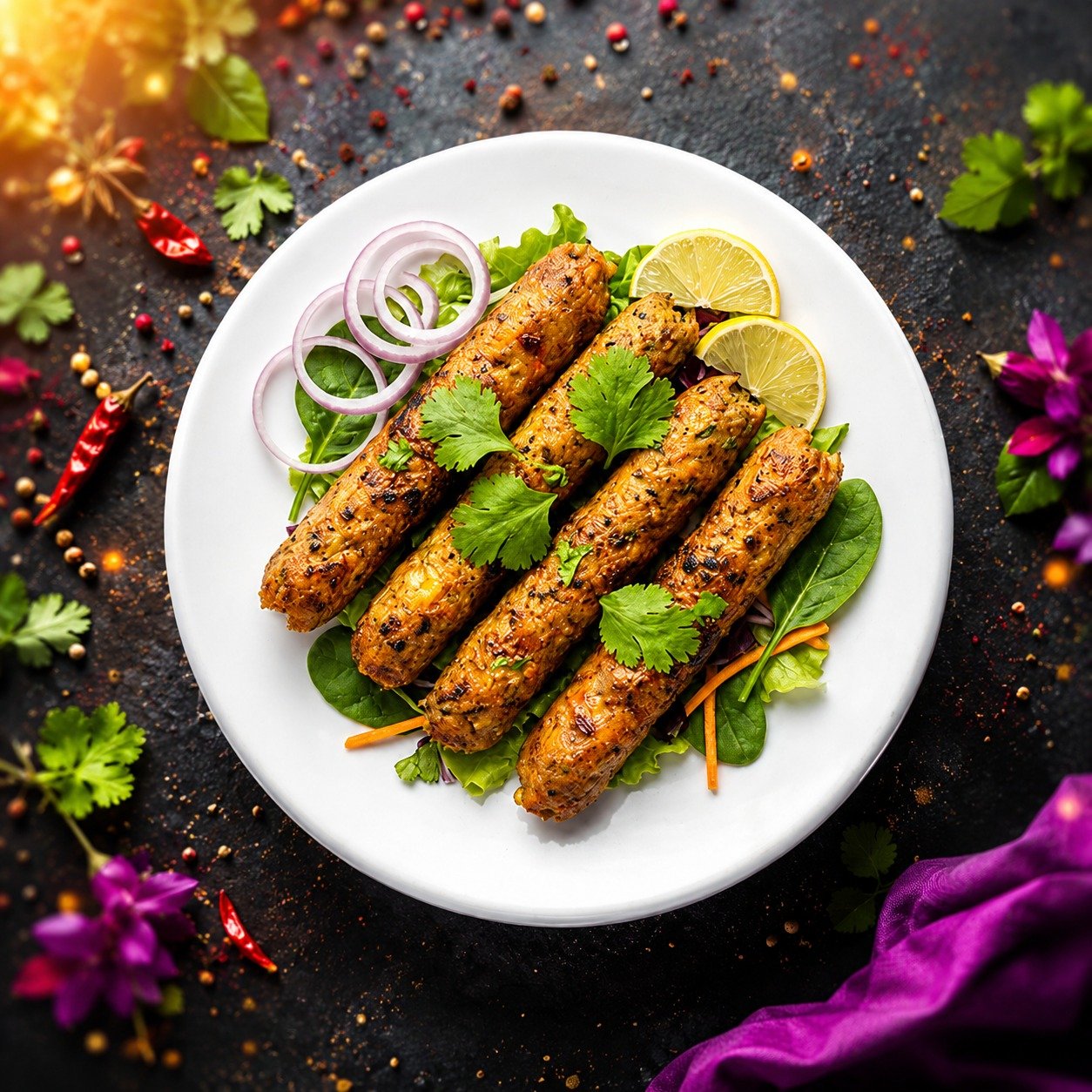 Veg Seekh Kebab
