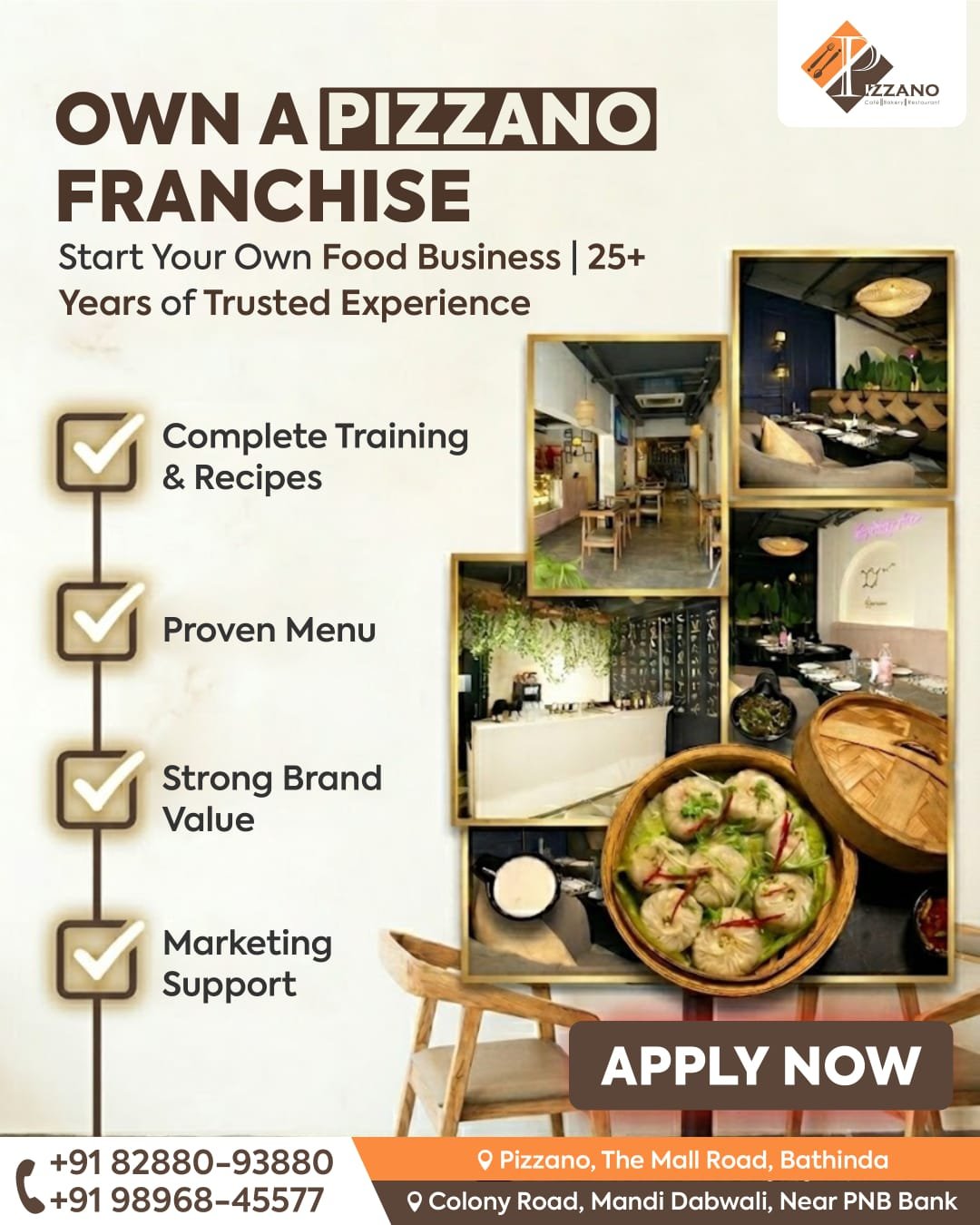 Own a Pizzano Franchise